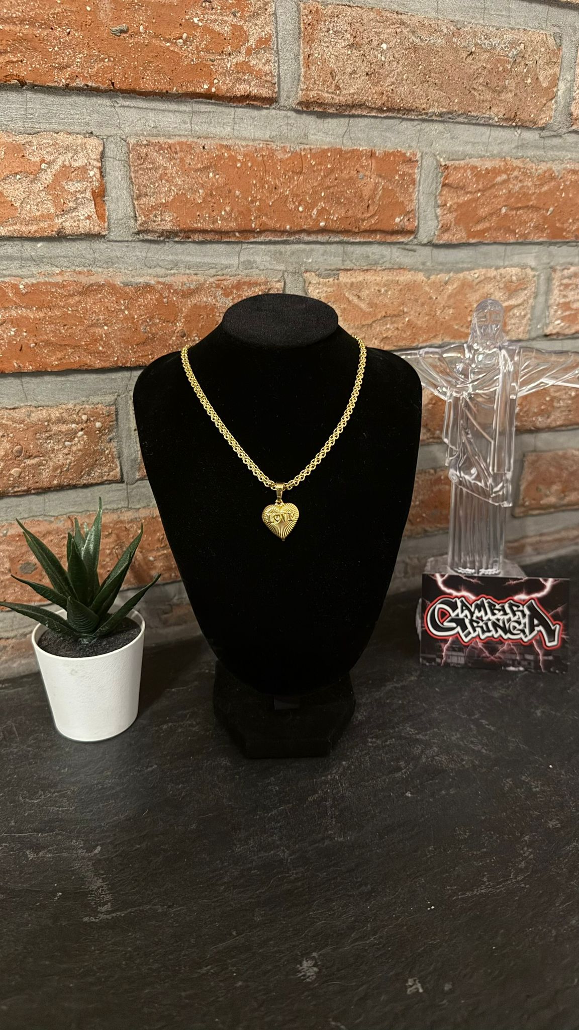 Golden Heart Necklace