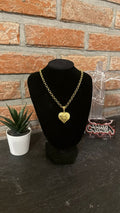 Golden Love Heart Necklace