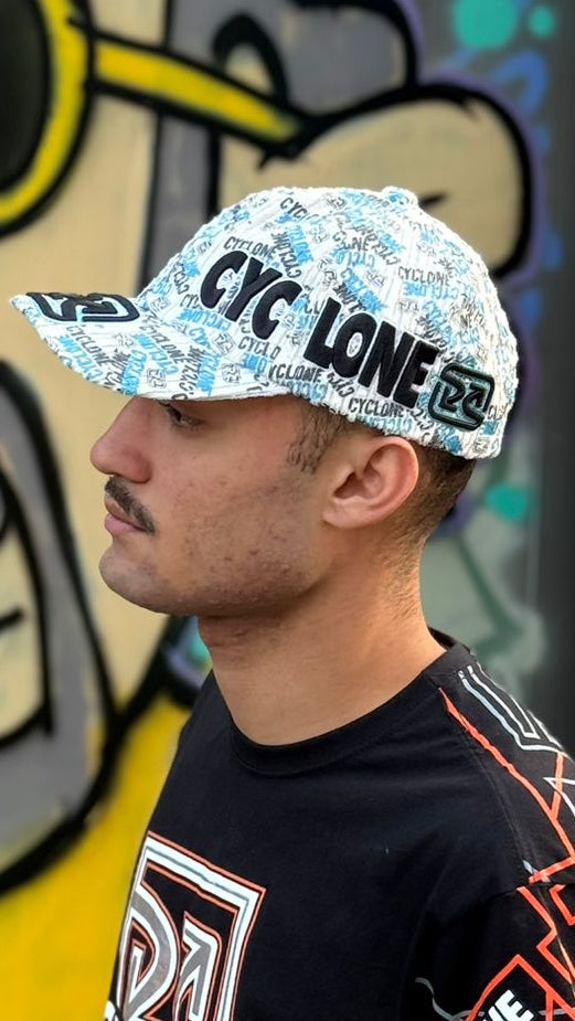 Cyclone cap - Blue White